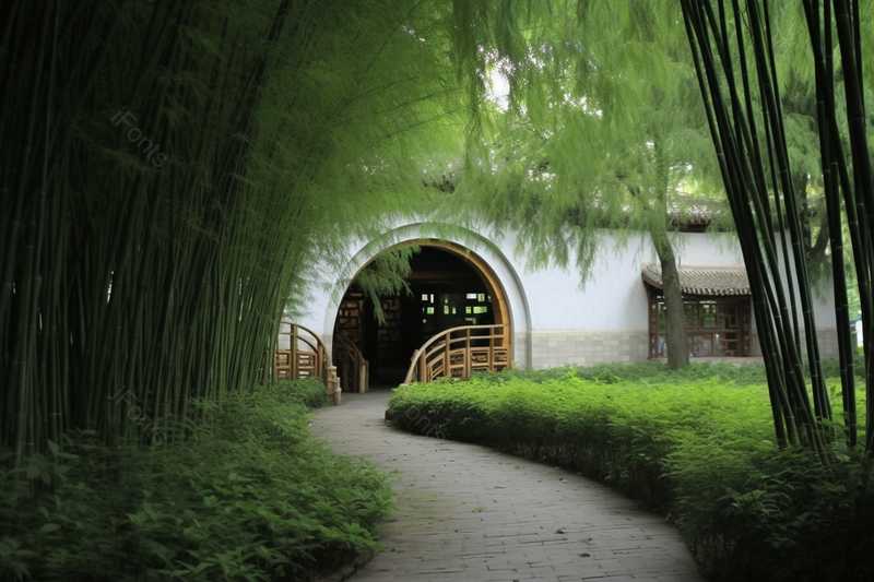 唯美有意境的中式庭院,高清,摄影图,摄影图片,图片大全,摄影图免费下载